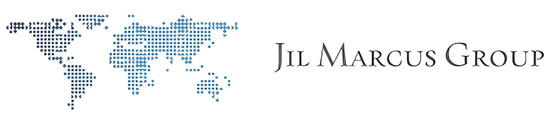 Logo of Jil Sander fashion brand with stylized dots and text.
